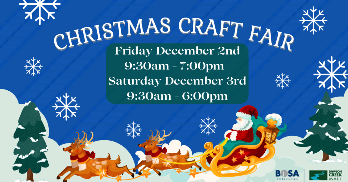 Christmas Craft Fair Dawson Creek Mall